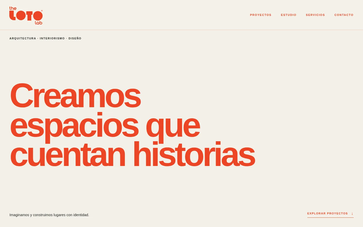 The Loto Lab homepage